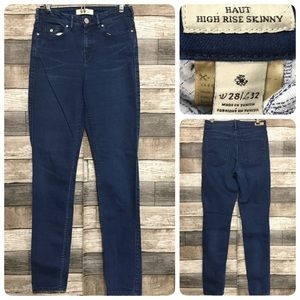Maison Scotch Haut High Rise Skinny Jeans Women’s 28x32 Dark Wash Denim Stretch